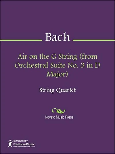 Air on the G String (from Orchestral Suite No. 3 D Major)