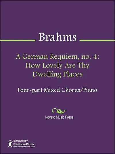 A German Requiem, no. 4: How Lovely Are Thy Dwelling Places