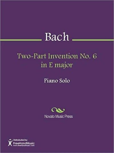 Two-Part Invention No. 6 in E major
