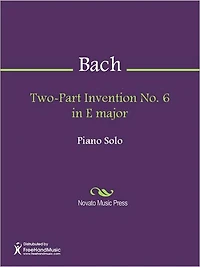 Two-Part Invention No. 6 in E major
