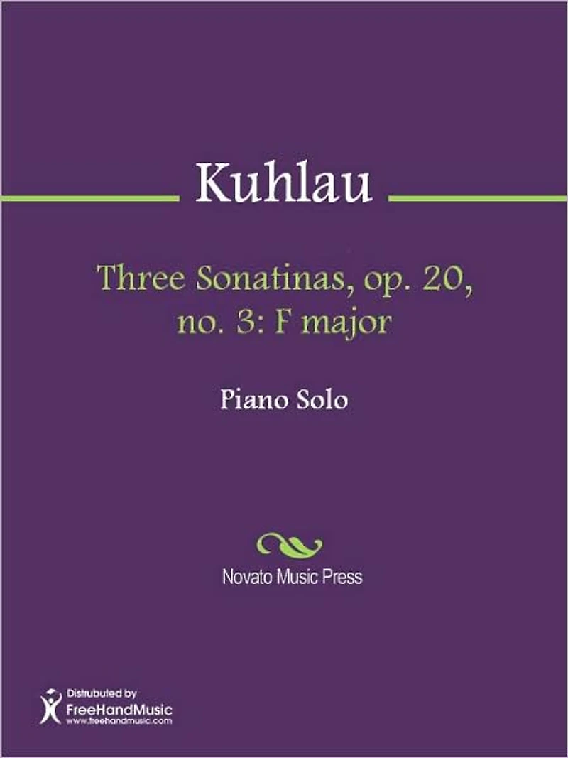 Three Sonatinas, op. 20, no. 3: F major