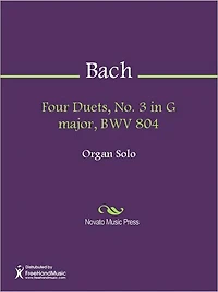 Four Duets, No. 3 in G major, BWV 804