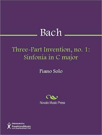 Three-Part Invention, no. 1: Sinfonia in C major