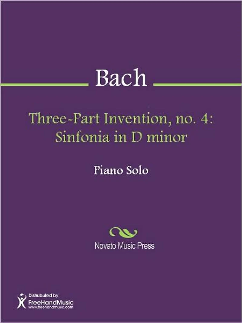 Three-Part Invention, no. 4: Sinfonia in D minor