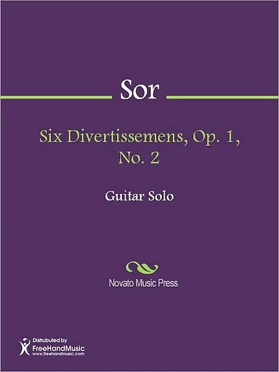 Six Divertissemens, Op. 1, No. 2