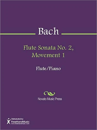 Flute Sonata No. 2, Movement 1