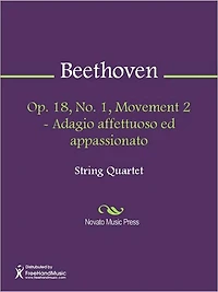 Op. 18, No. 1, Movement 2 - Adagio affettuoso ed appassionato