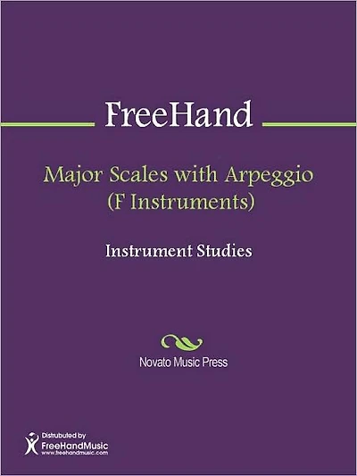 Major Scales with Arpeggio (F Instruments)
