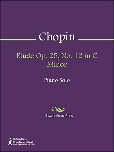 Etude Op. 25, No. 12 in C Minor