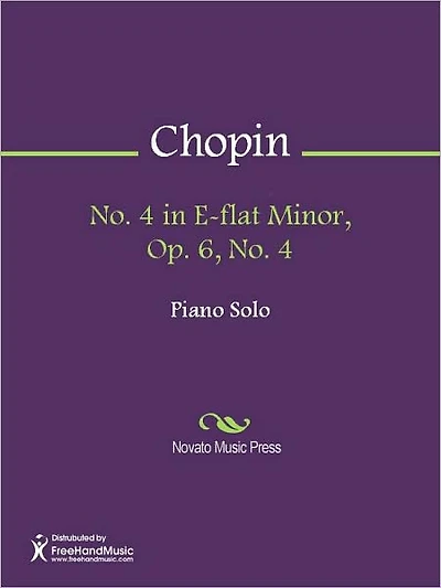 No. 4 in E-flat Minor, Op. 6, No. 4