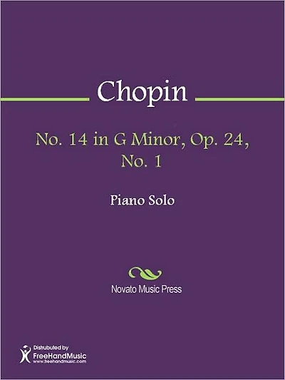 No. 14 in G Minor, Op. 24, No. 1