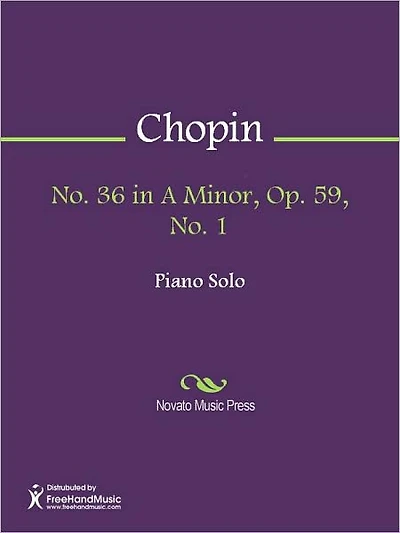 No. 36 in A Minor, Op. 59, No. 1
