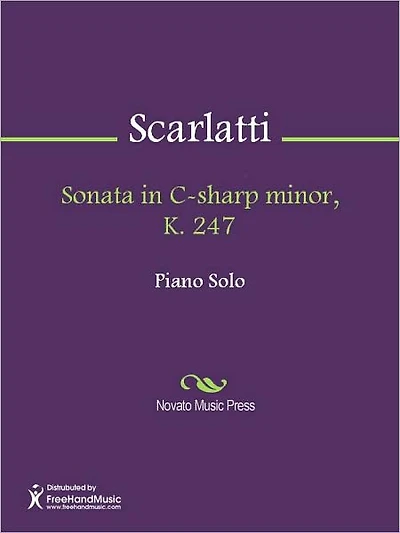 Sonata in C-sharp minor, K. 247