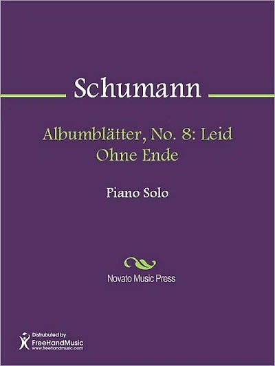 Albumblatter, No. 8: Leid Ohne Ende