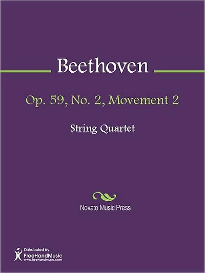 Op. 59, No. 2, Movement 2