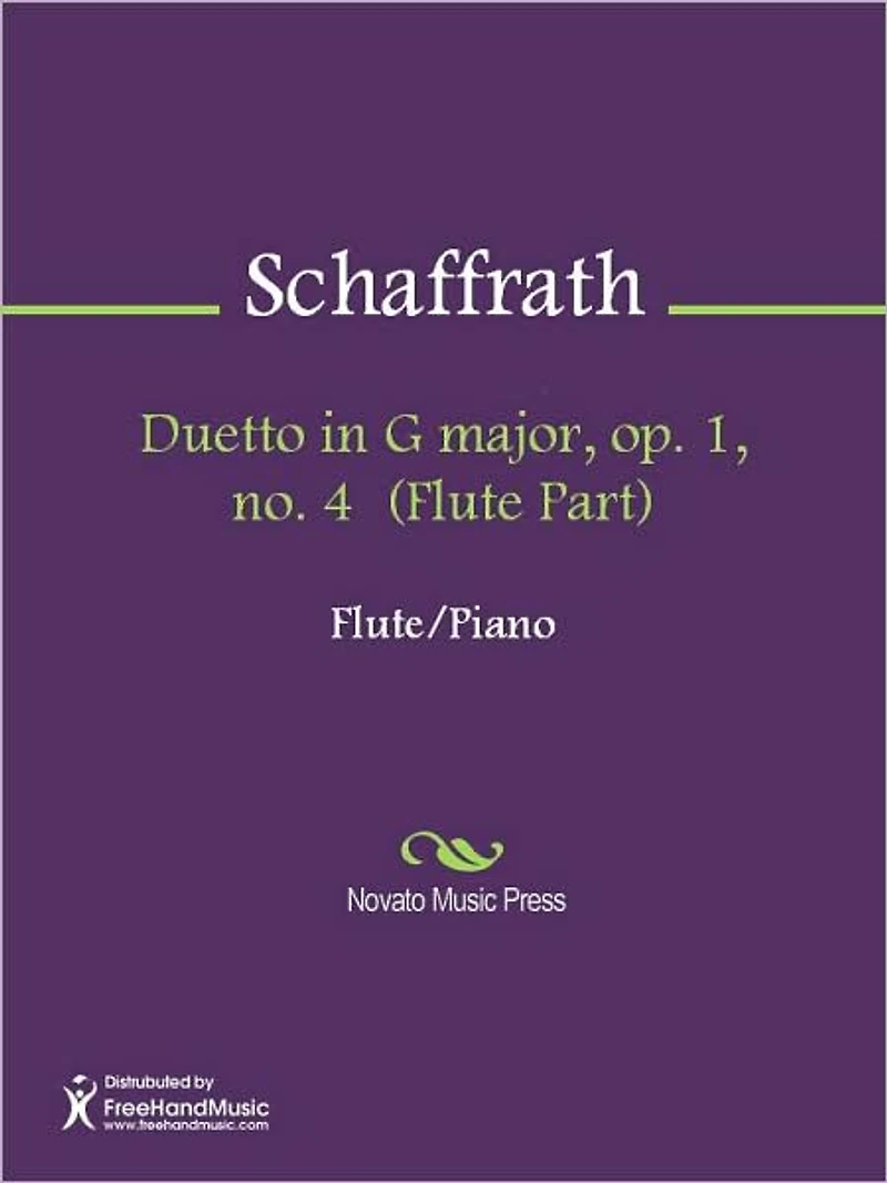 Duetto in G major, op. 1, no. 4 (Piano Part)