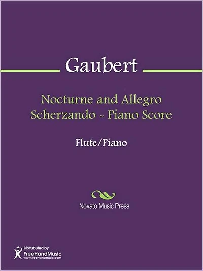 Nocturne and Allegro Scherzando - Piano Score