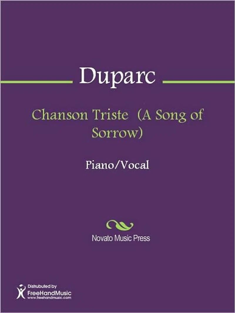Chanson Triste (A Song of Sorrow)
