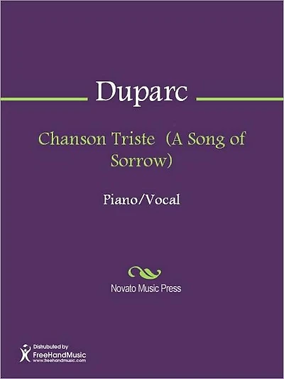 Chanson Triste (A Song of Sorrow)