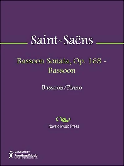 Bassoon Sonata, Op. 168 - Bassoon