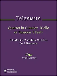 Quartet in G major (Cello or Bassoon 2 Part)