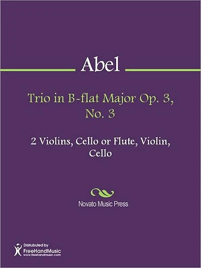 Trio in B-flat Major Op. 3, No. 3