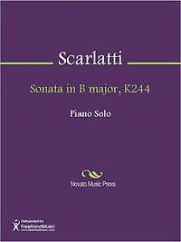 Sonata in B major, K244