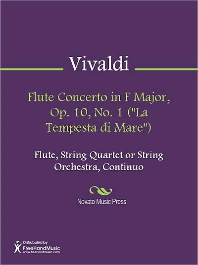 Flute Concerto in F Major, Op. 10