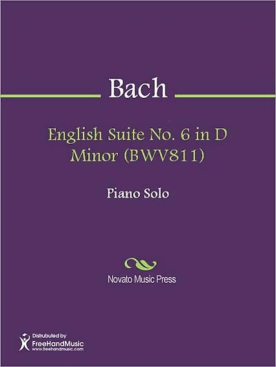 English Suite No. 6 in D Minor (BWV811)