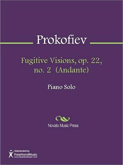 Fugitive Visions, op. 22, no. 2 (Andante)
