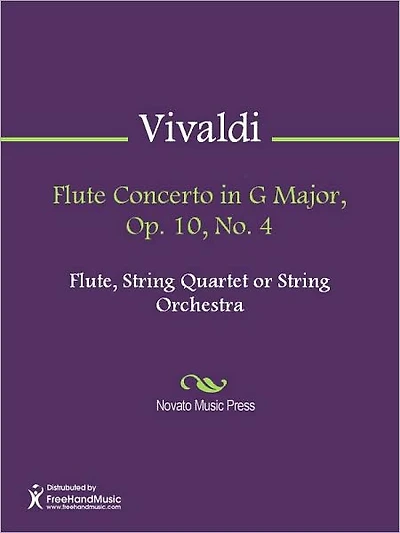 Flute Concerto in G Major, Op. 10, No. 4