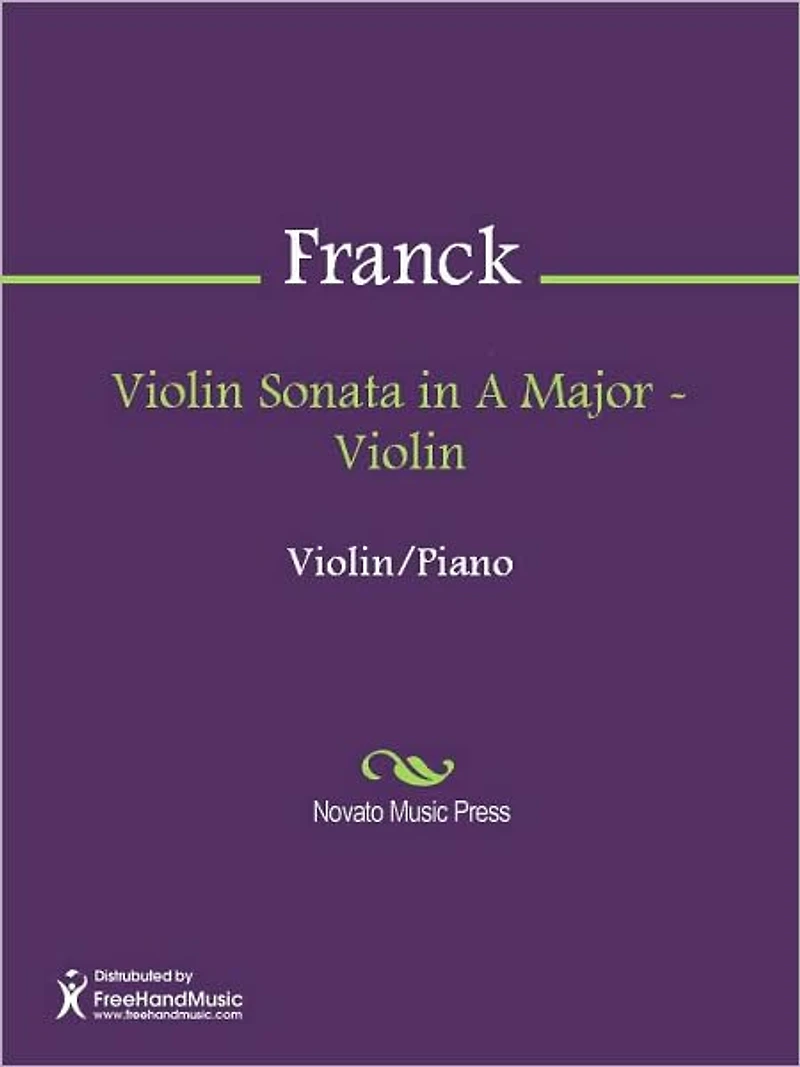 Violin Sonata in A Major - Violin