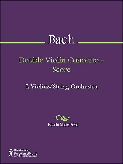 Double Violin Concerto - Score