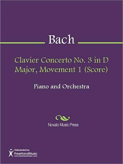 Clavier Concerto No. 3 in D Major
