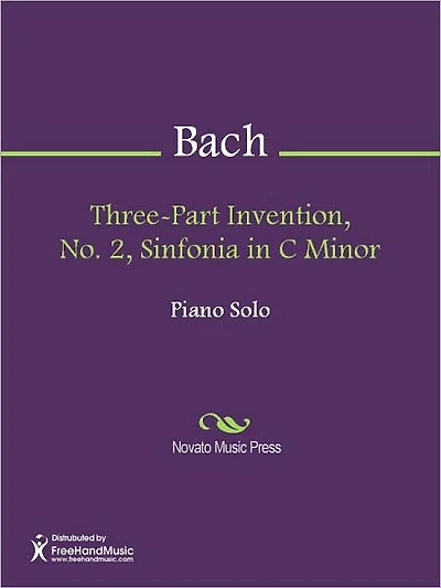 Three-Part Invention, No. 2, Sinfonia in C Minor