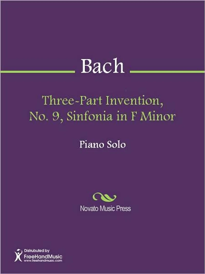 Three-Part Invention, No. 9, Sinfonia in F Minor