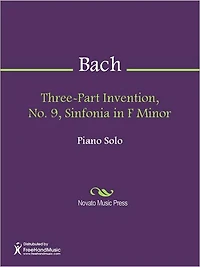 Three-Part Invention, No. 9, Sinfonia in F Minor