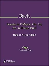 Sonata in F Major, Op. 16, No. 6 (Piano Part)
