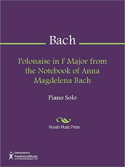 Polonaise in F Major from the Notebook of Anna Magdelena Bach