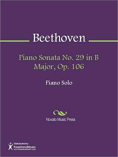 Piano Sonata No. 29 in B Major, Op. 106