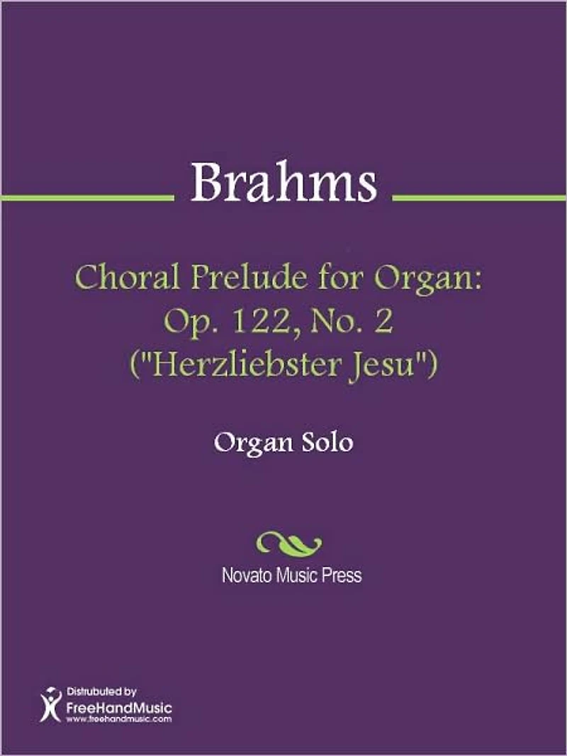 Choral Prelude for Organ: Op. 122, No. 2 ("Herzliebster Jesu")