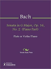 Sonata in G Major, Op. 16, No. 2 (Piano Part)