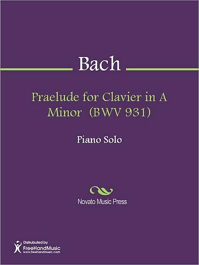 Praelude for Clavier in A Minor (BWV 931)