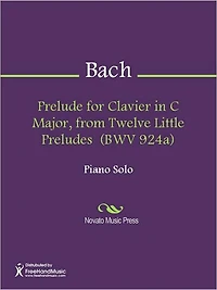 Prelude for Clavier in C Major, from Twelve Little Preludes (BWV 924a)