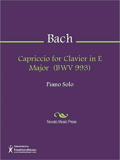 Capriccio for Clavier in E Major (BWV 993)
