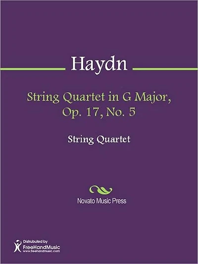 String Quartet in G Major, Op. 17, No. 5