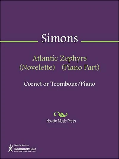 Atlantic Zephyrs (Novelette) (Trombone or Baritone Part)