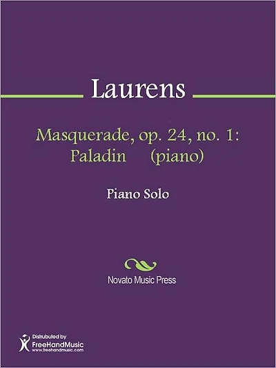 Masquerade, op. 24, no. 1: Paladin (piano)