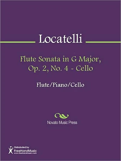 Flute Sonata in G Major, Op. 2, No. 4