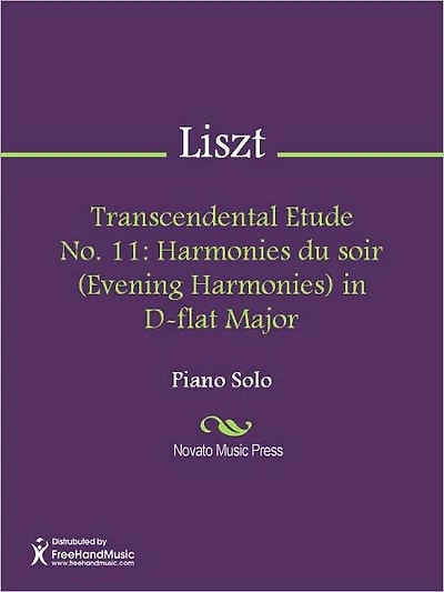 Transcendental Etude No. 11: Harmonies du soir (Evening Harmonies) in D-flat Major